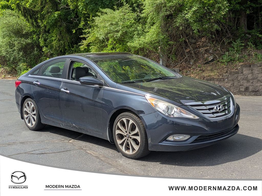 Pacific Blue Pearl Mica 2013 Hyundai Sonata 2.0T SE FWD Sedan Front-Wheel Drive 6-Speed Automatic