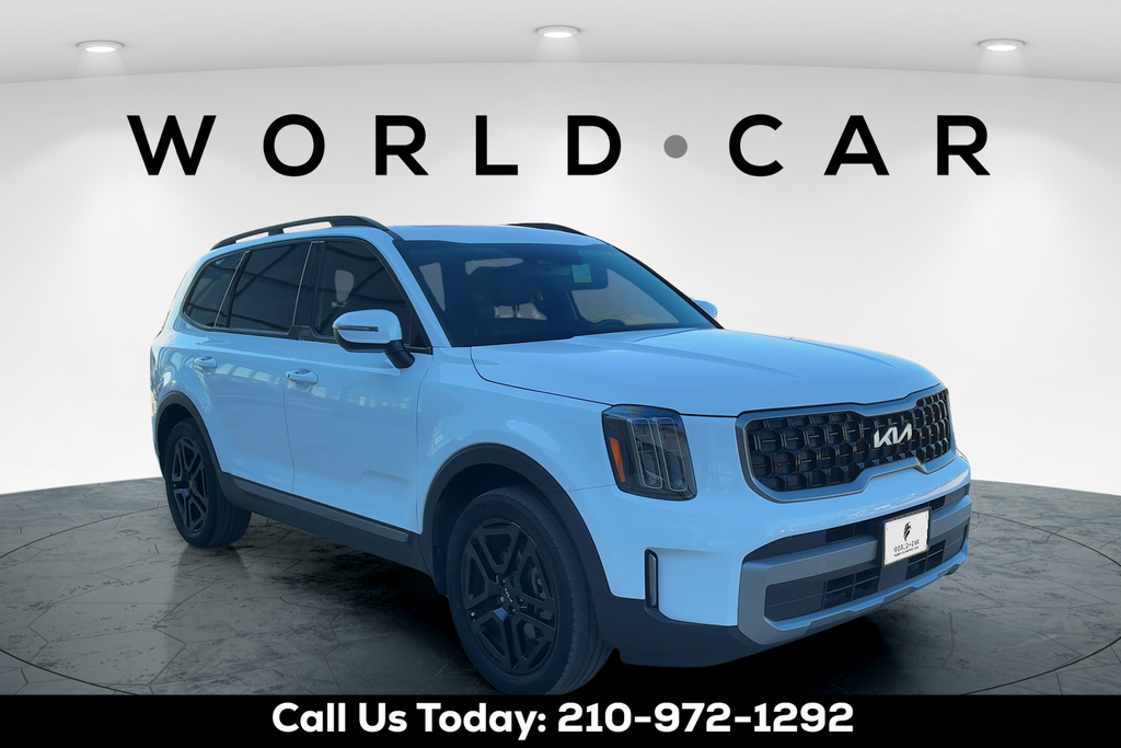 Glacial White Pearl 2023 Kia Telluride EX X-Line AWD SUV / Crossover All-Wheel Drive 8-Speed Automatic