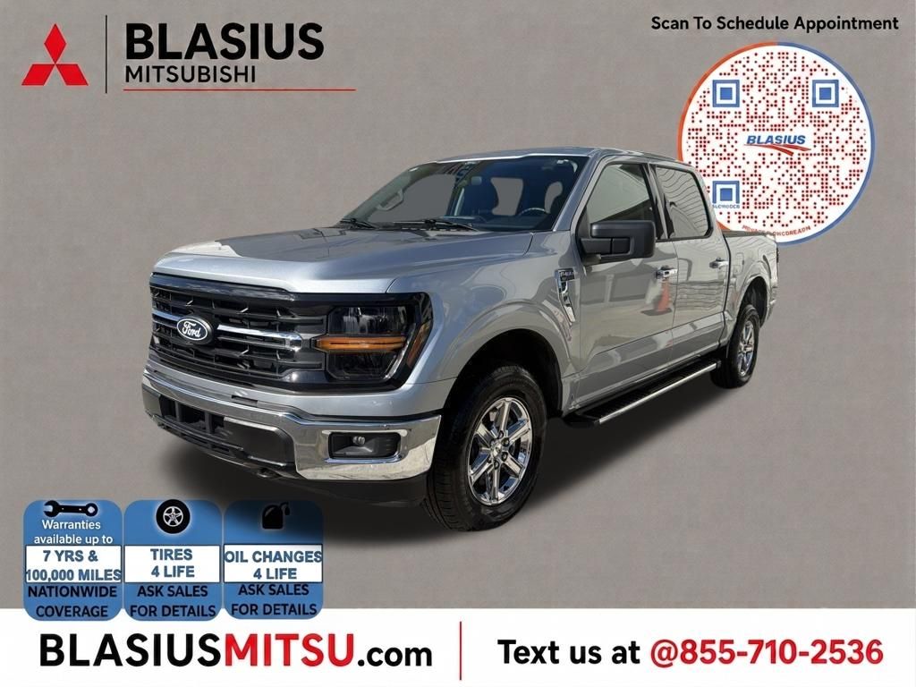 Silver 2025 Ford F-150 Pickup Truck Four-Wheel Drive Automatic