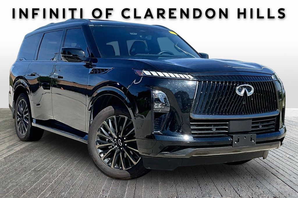 Mineral Black 2025 INFINITI QX80 Autograph 4WD SUV / Crossover All-Wheel Drive 9-Speed Automatic