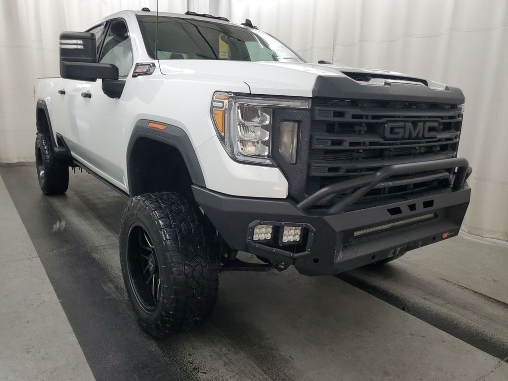 Summit White 2023 GMC Sierra 3500HD Pickup Truck Four-Wheel Drive Automatic