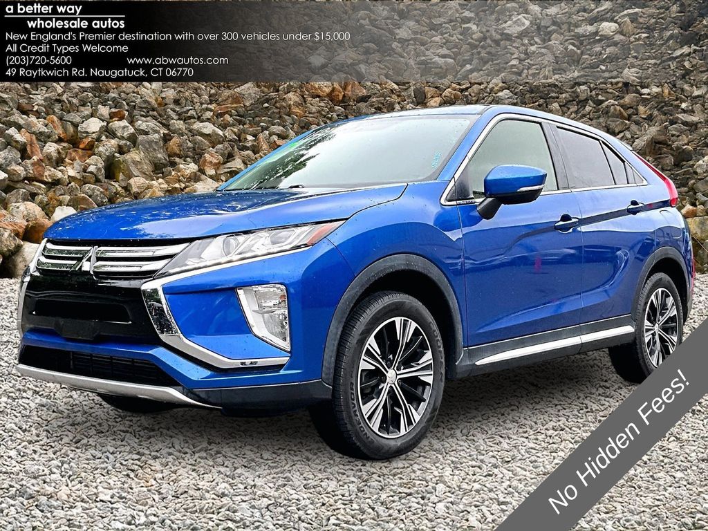 Blue 2019 Mitsubishi Eclipse Cross SUV / Crossover All-Wheel Drive Continuously Variable Transmission
