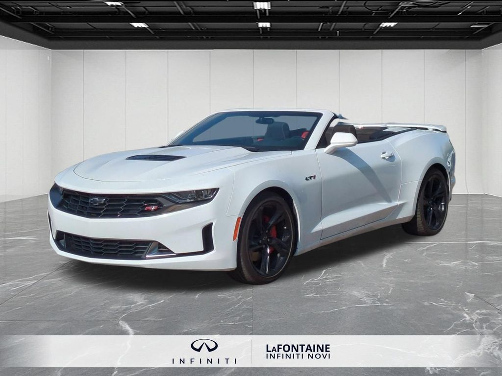 Summit White 2023 Chevrolet Camaro Convertible Rear-Wheel Drive Automatic