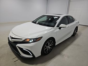 Ice Cap 2023 Toyota Camry Hybrid Sedan Front-Wheel Drive Continuously Variable Transmission