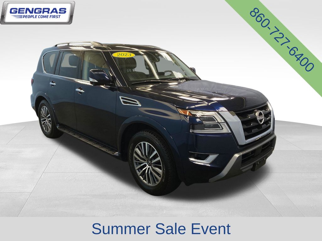 Hermosa Blue Pearl 2023 Nissan Armada SUV / Crossover 4X2 7-Speed Automatic
