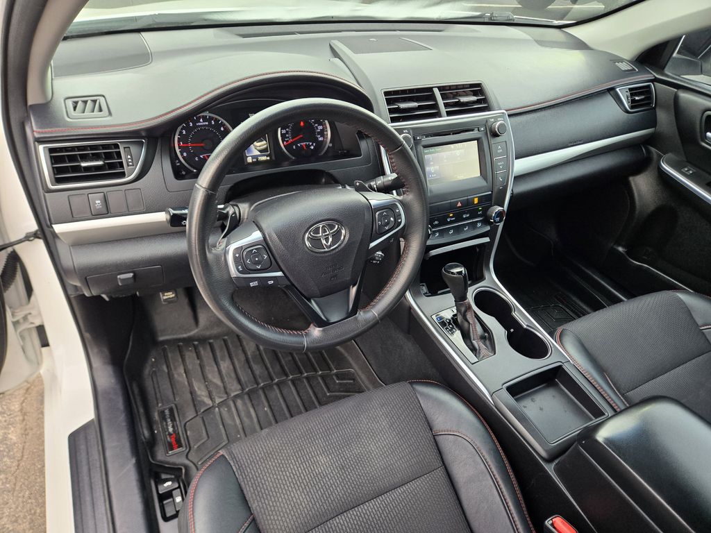 2017 Toyota Camry SE White at Gullo Toyota