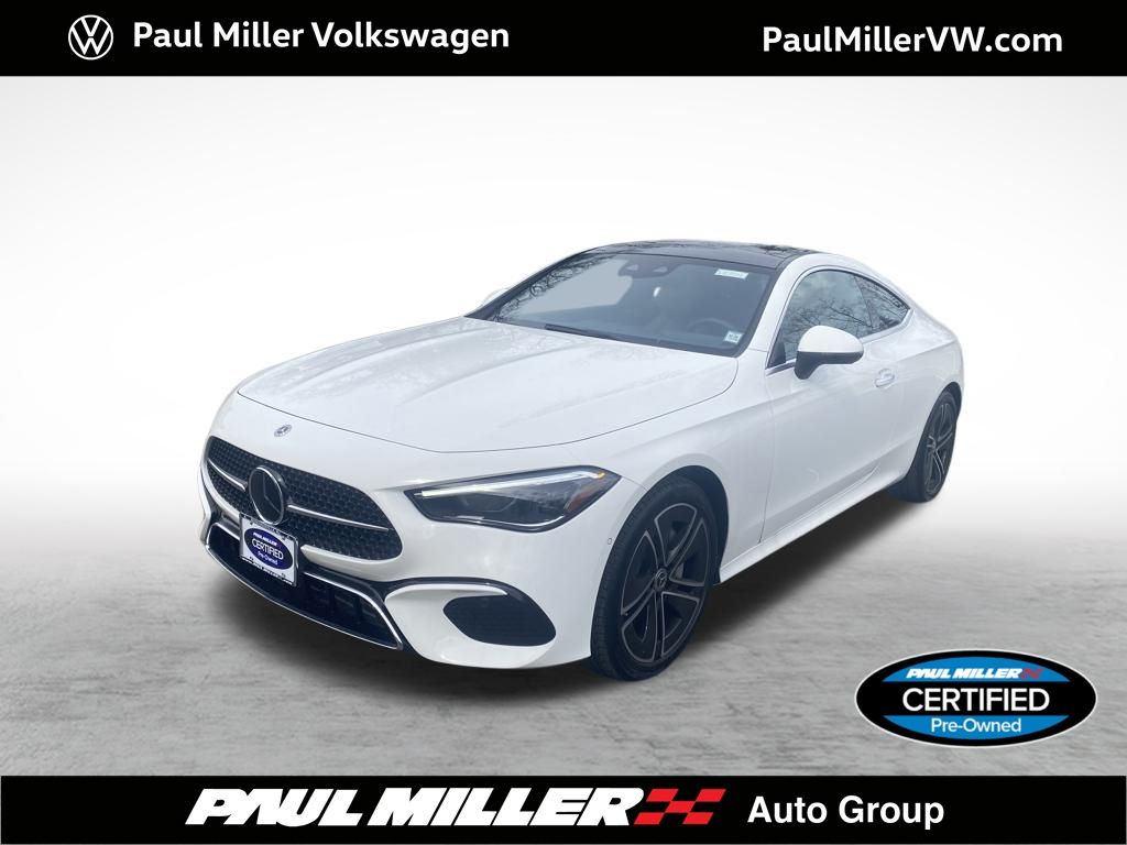 White 2024 Mercedes-Benz CLE 300 4MATIC Coupe All-Wheel Drive 9-Speed Automatic