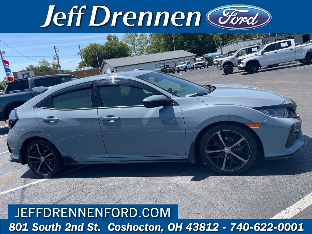 2020 Honda Civic Hatchback Sport FWD Hatchback Front-Wheel Drive Continuously Variable Transmission