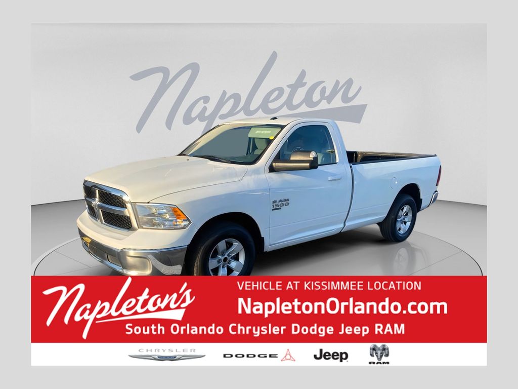 Bright White Clearcoat 2019 RAM 1500 Pickup Truck 4X2 8-Speed Automatic
