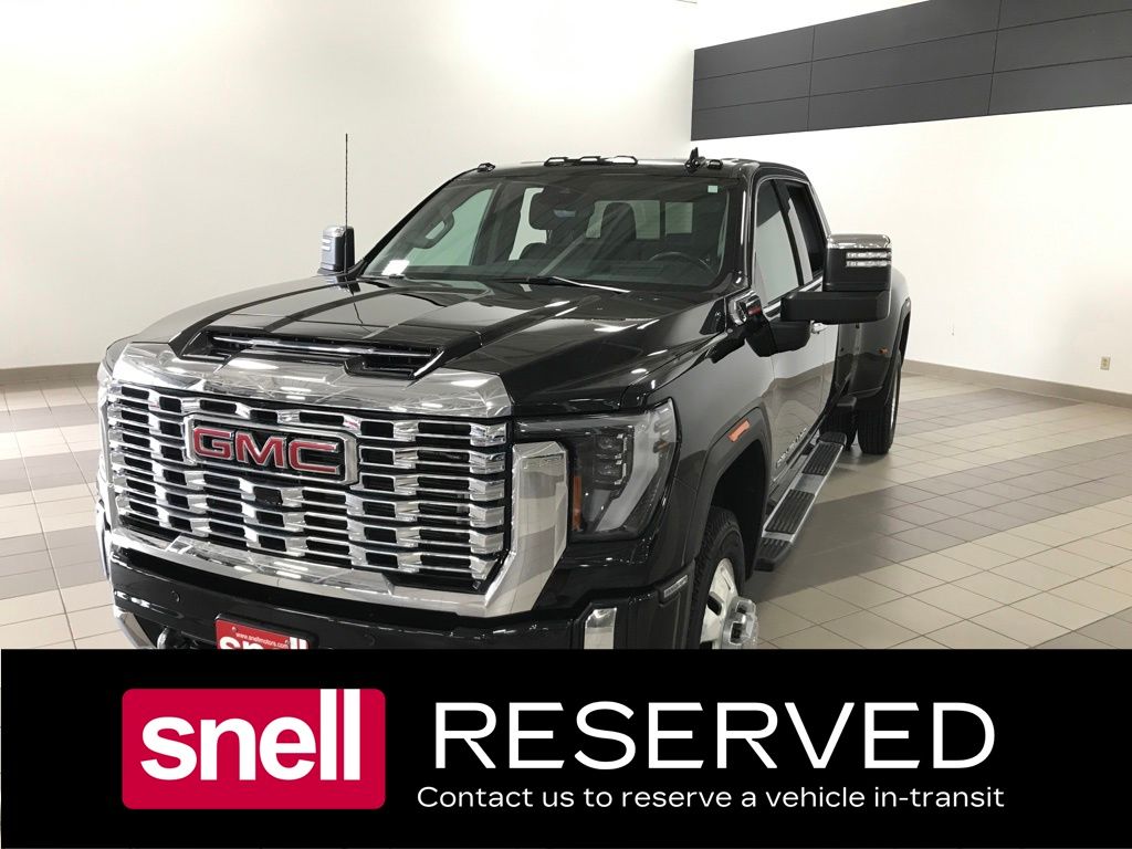 Onyx Black 2024 GMC Sierra 3500HD Pickup Truck Four-Wheel Drive Automatic