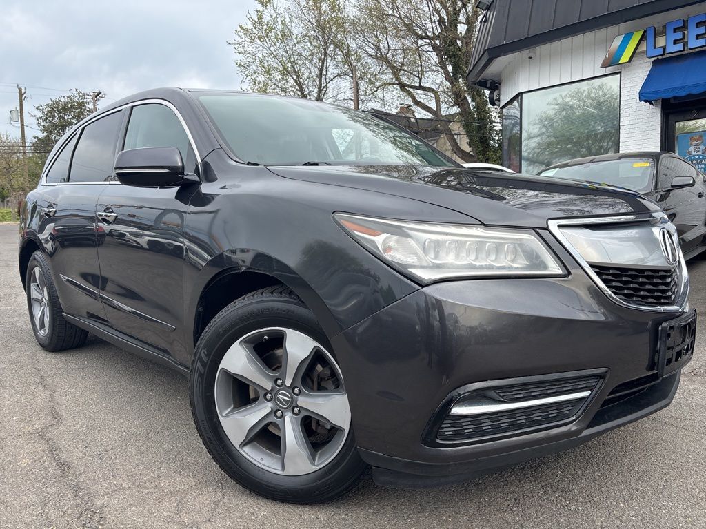 Gray (Graphite Luster Metallic) 2016 Acura MDX SH-AWD SUV / Crossover All-Wheel Drive 9-Speed Automatic