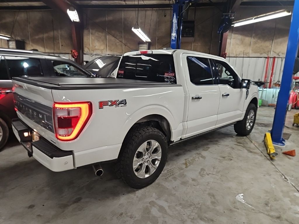 White Metallic 2023 Ford F-150 Pickup Truck Four-Wheel Drive Automatic