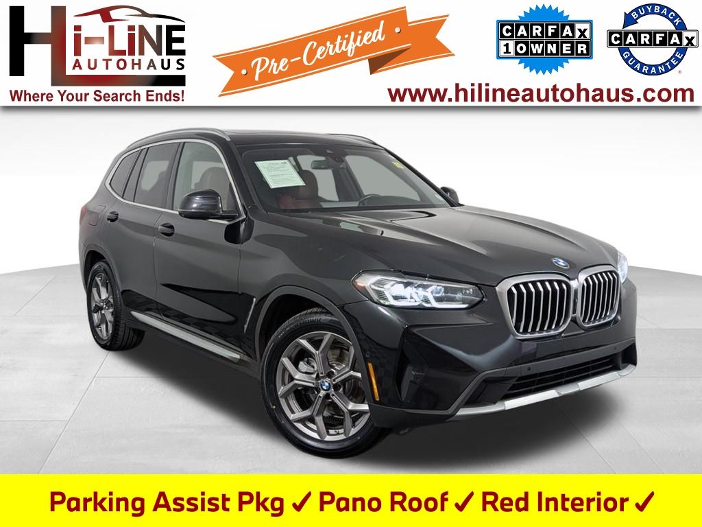 Black Sapphire Metallic 2023 BMW X3 sDrive30i RWD SUV / Crossover Rear-Wheel Drive 8-Speed Automatic