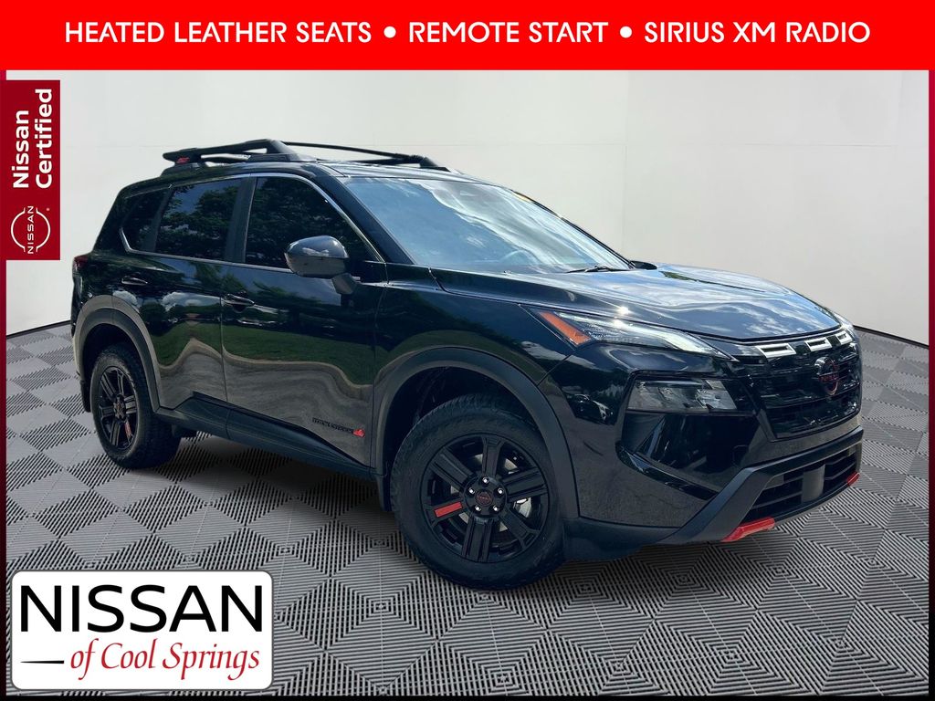 Super Black 2025 Nissan Rogue SUV / Crossover All-Wheel Drive Continuously Variable Transmission