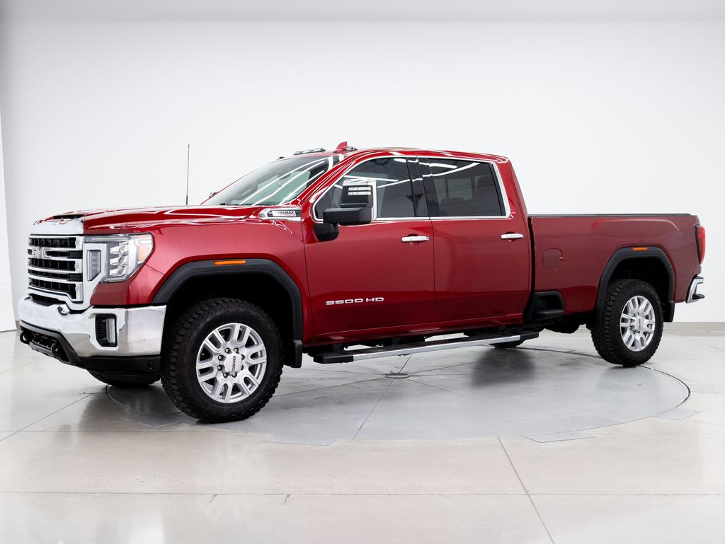 2022 Cayenne Red Tintcoat GMC Sierra 3500HD SLT 4X4 Truck
