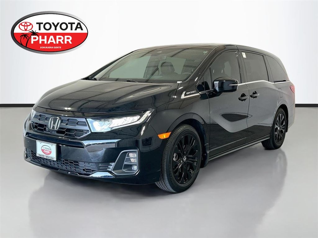 Crystal Black Pearl 2025 Honda Odyssey Minivan Front-Wheel Drive Automatic
