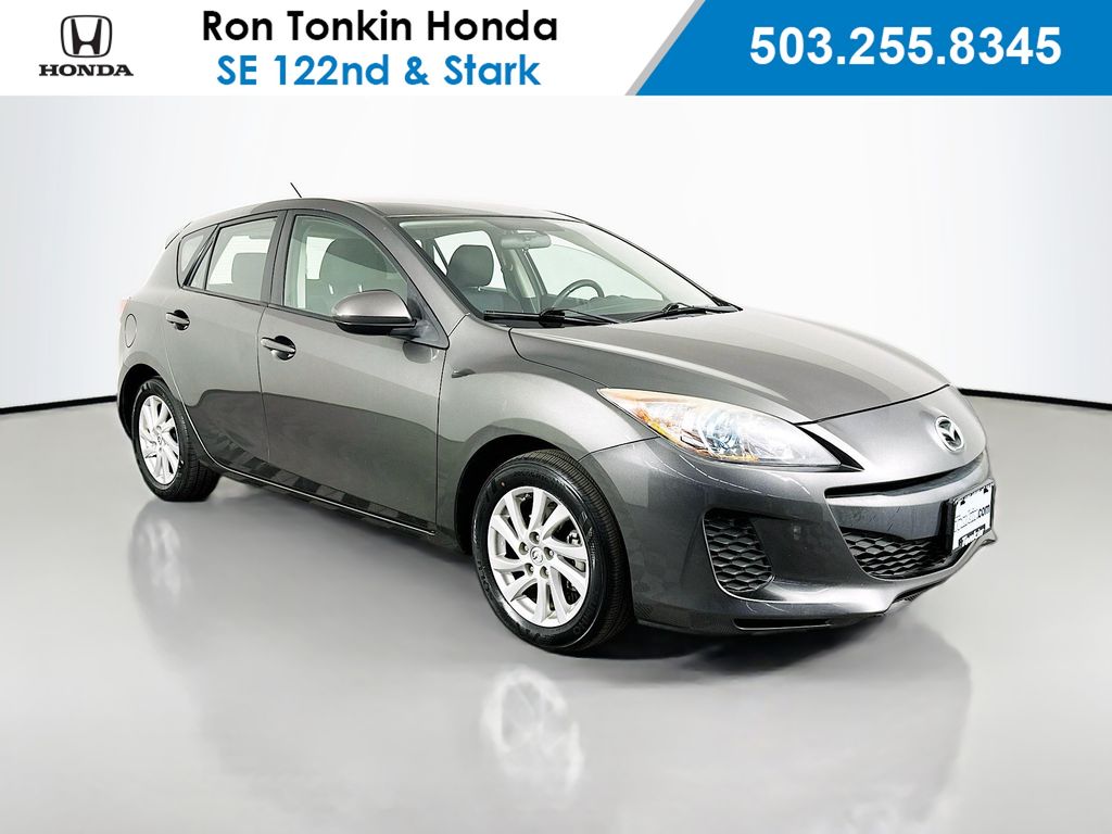 Gray (Graphite Mica) 2012 Mazda MAZDA3 i Touring Hatchback Hatchback Front-Wheel Drive 6-Speed Automatic