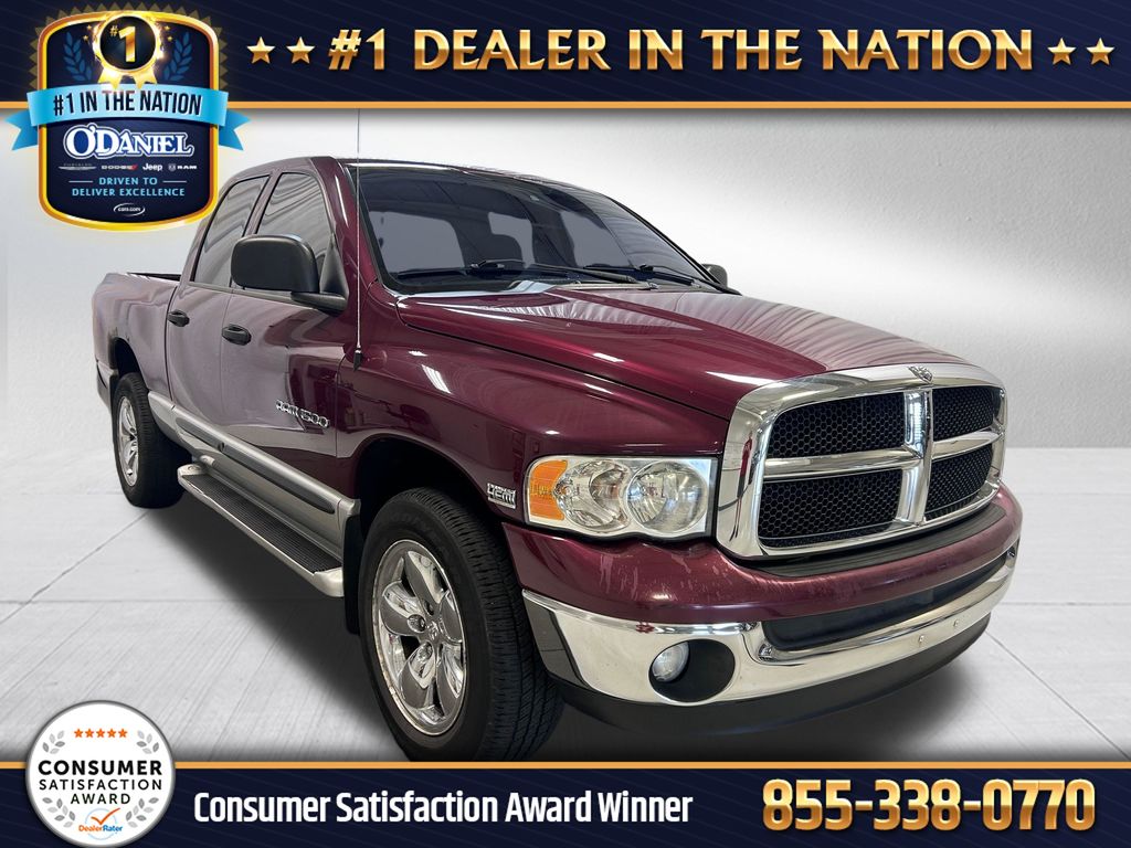 Gray (Graphite Metallic Clearcoat) 2003 Dodge RAM 1500 SLT Quad Cab 4WD Pickup Truck Four-Wheel Drive 5-Speed Automatic