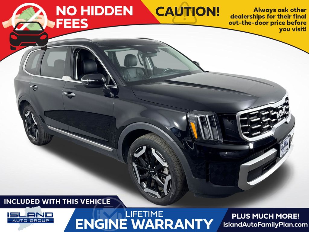 Ebony Black 2023 Kia Telluride S AWD SUV / Crossover All-Wheel Drive 8-Speed Automatic