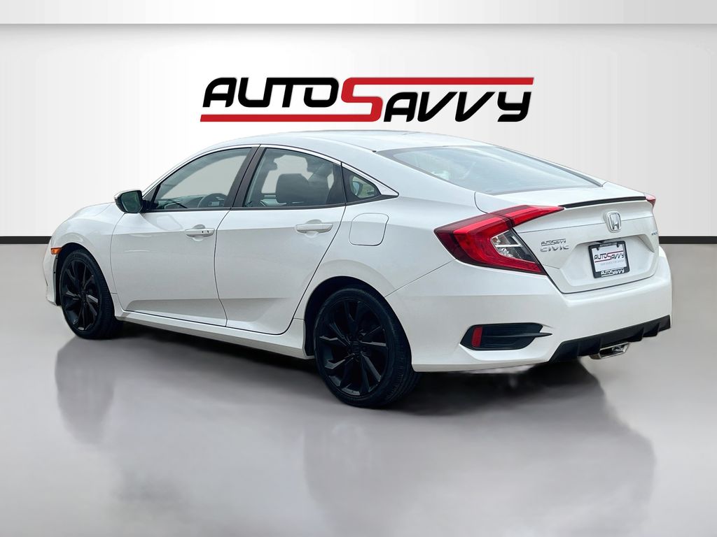 2020 Honda Civic Sport White at Community Honda