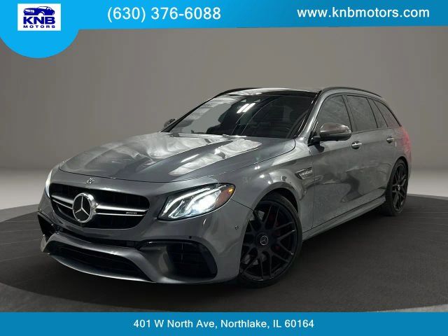 Gray 2019 Mercedes-Benz E-Class AMG E 63 S Wagon 4MATIC+ Wagon All-Wheel Drive 9-Speed Automatic