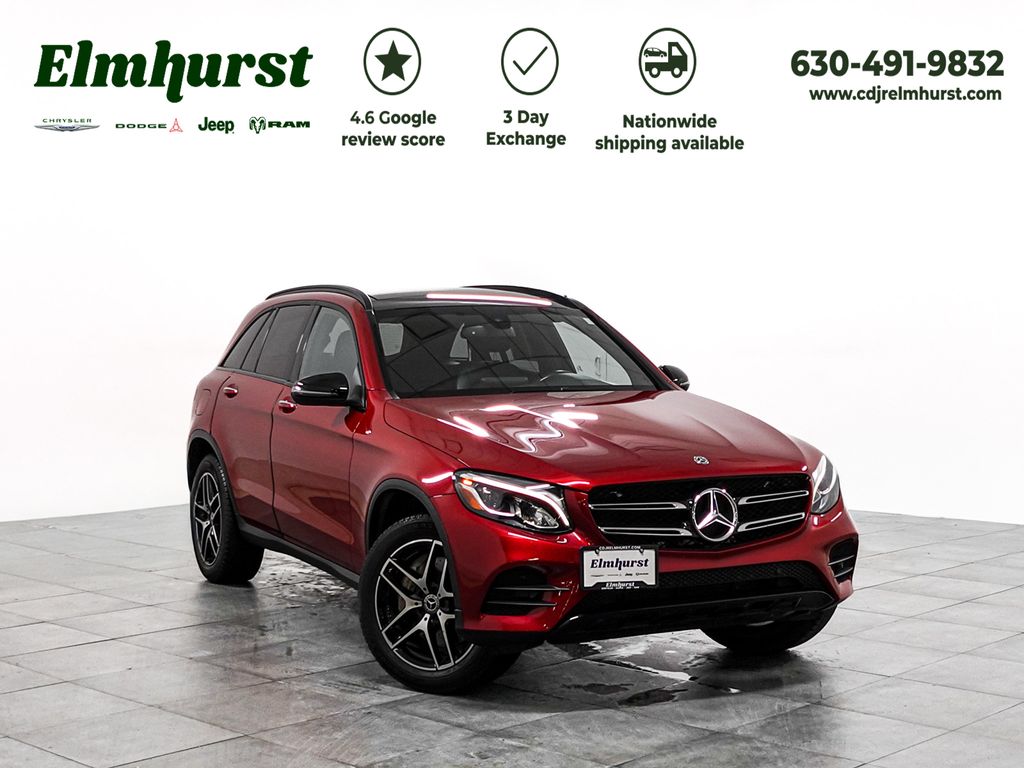 designo Cardinal Red Metallic 2018 Mercedes-Benz GLC 300 4MATIC SUV / Crossover All-Wheel Drive 9-Speed Automatic