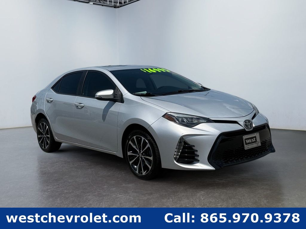 Classic Silver Metallic 2017 Toyota Corolla Sedan Front-Wheel Drive Continuously Variable Transmission