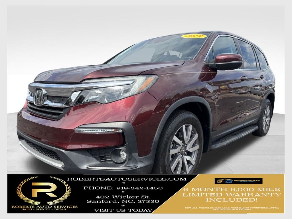 Red (Deep Scarlet Pearl) 2019 Honda Pilot SUV / Crossover Front-Wheel Drive 6-Speed Automatic