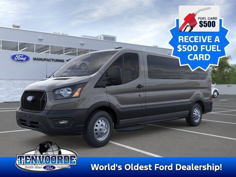 Carbonized Gray Metallic 2026 Ford Transit Passenger Van All-Wheel Drive