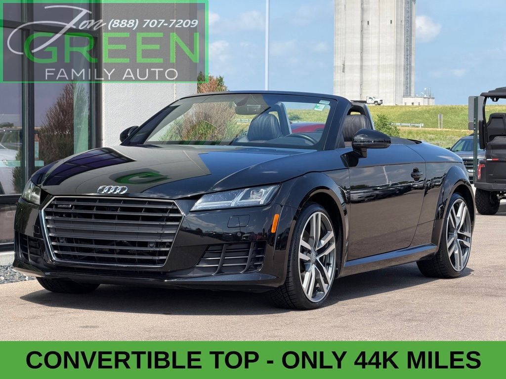 Black Metallic 2016 Audi TT Convertible All-Wheel Drive 6-Speed Automatic