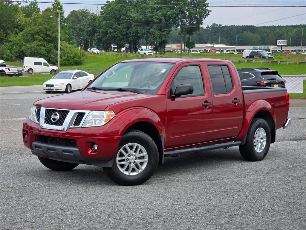 Cayenne Red Metallic 2019 Nissan Frontier Pickup Truck Four-Wheel Drive 5-Speed Automatic Overdrive