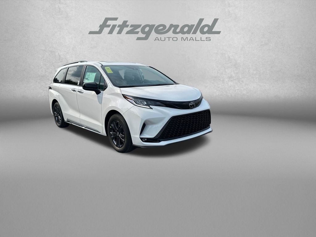 Ice Cap 2026 Toyota Sienna Minivan All-Wheel Drive Continuously Variable Transmission