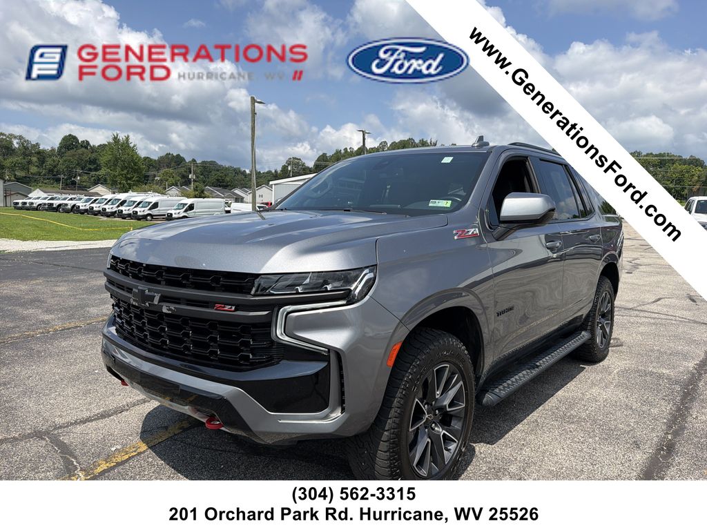Gray (Satin Steel Metallic) 2021 Chevrolet Tahoe SUV / Crossover Four-Wheel Drive