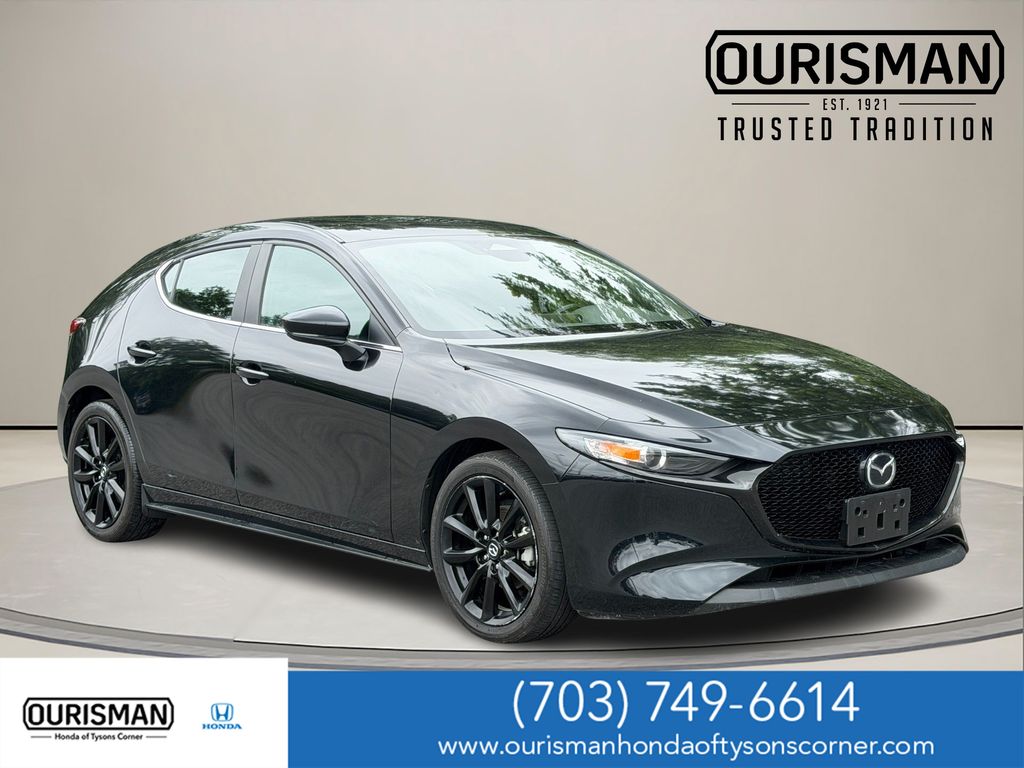Jet Black Mica 2024 Mazda MAZDA3 Hatchback Front-Wheel Drive 6-Speed Automatic