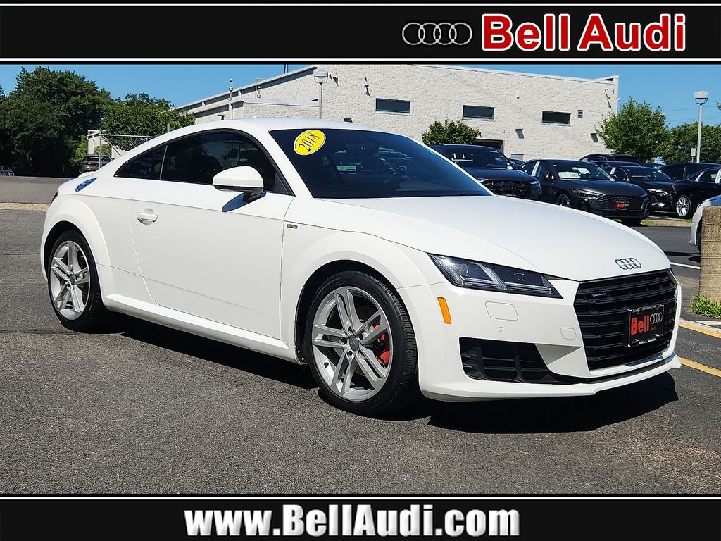 Ibis White 2018 Audi TT Coupe All-Wheel Drive 6-Speed Automatic