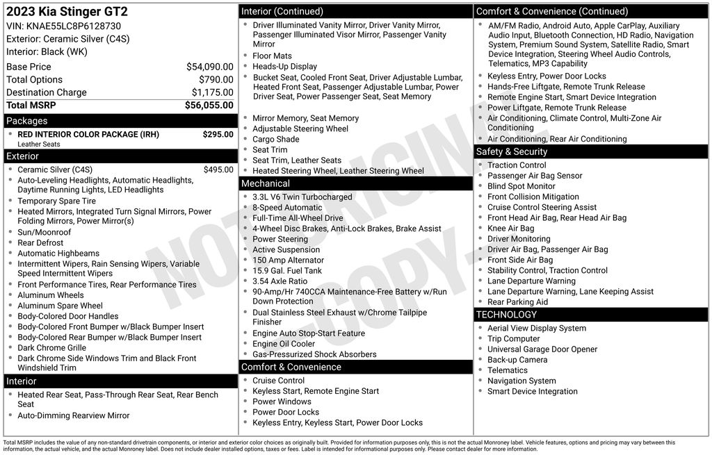 2023 Kia Stinger GT2