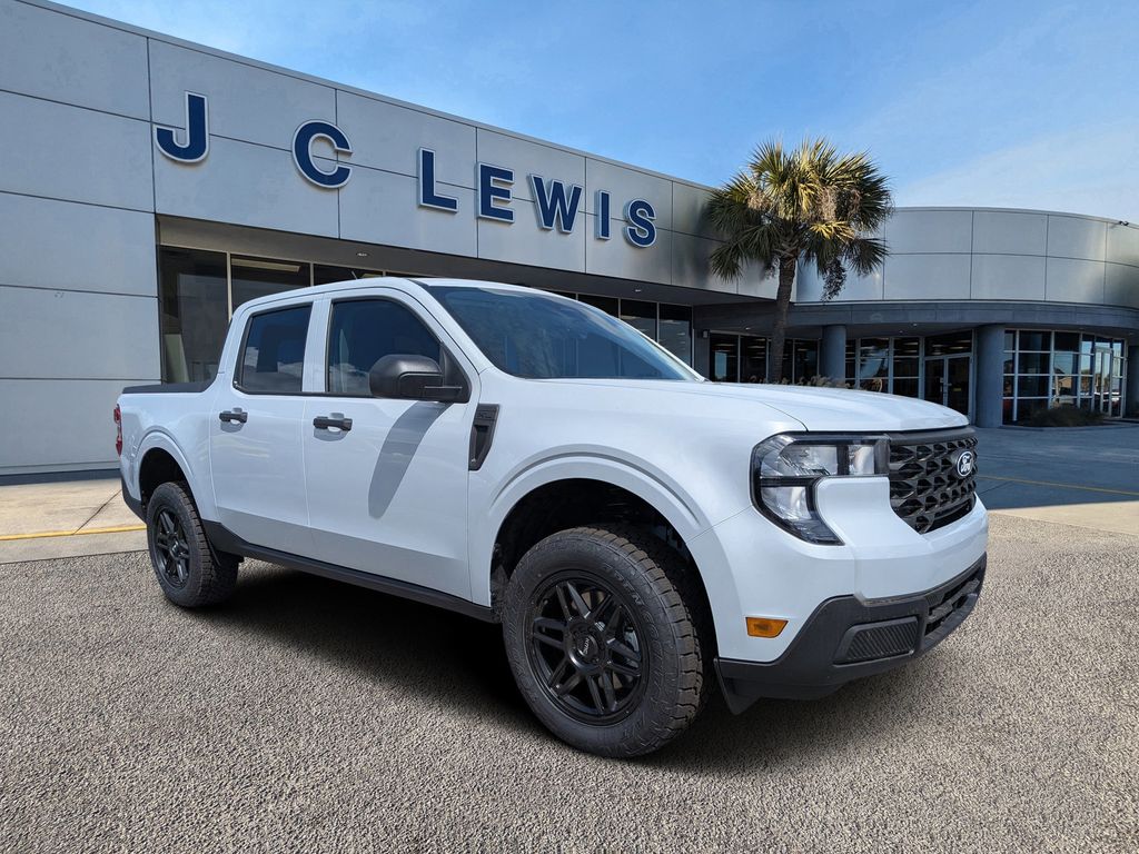 Space White Metallic 2025 Ford Maverick Pickup Truck All-Wheel Drive 8-Speed Automatic