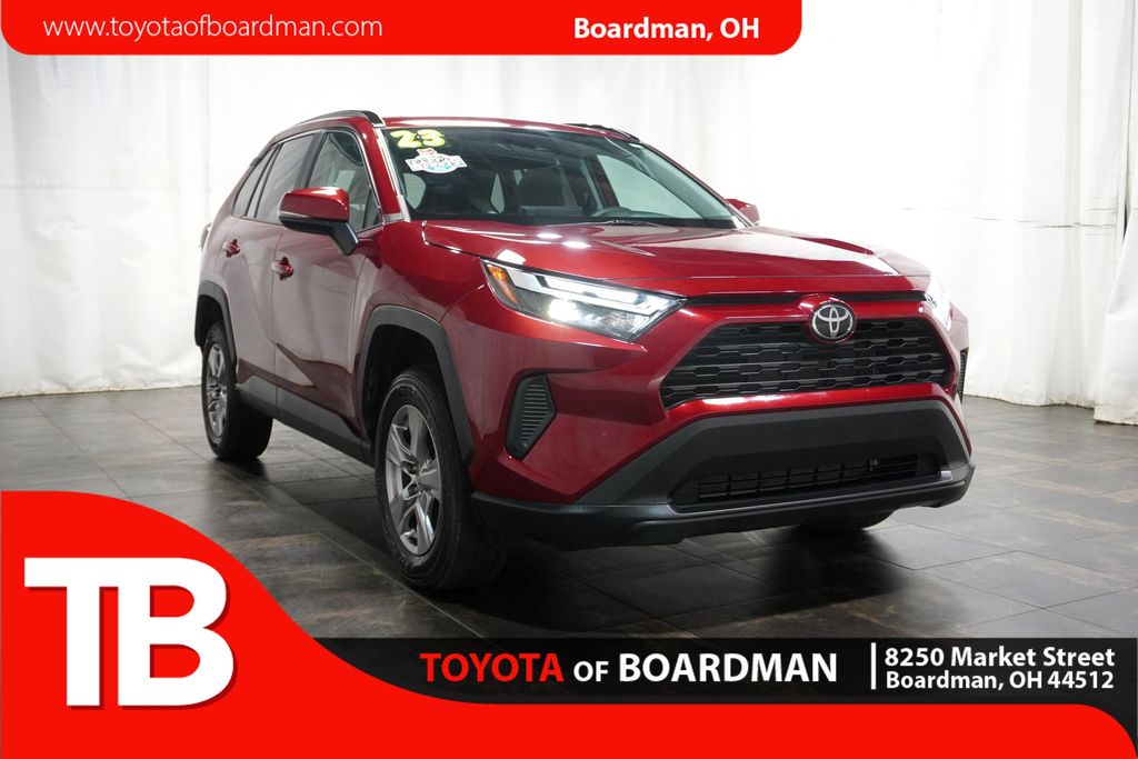 Red (Ruby Flare Pearl) 2023 Toyota RAV4 SUV / Crossover All-Wheel Drive 8-Speed Automatic