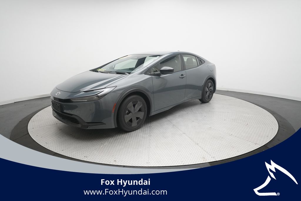 Gray 2025 Toyota Prius Hatchback Front-Wheel Drive Continuously Variable Transmission