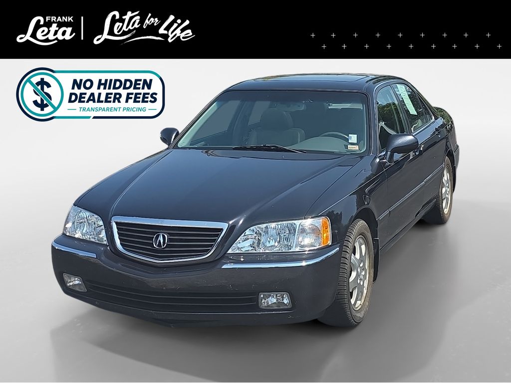 Quantum Gray Metallic 2002 Acura RL Sedan Front-Wheel Drive 4-Speed Automatic Overdrive