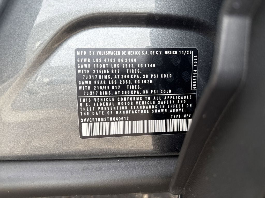2026 Volkswagen Tiguan 2.0T S Gray at DeMontrond Auto Country