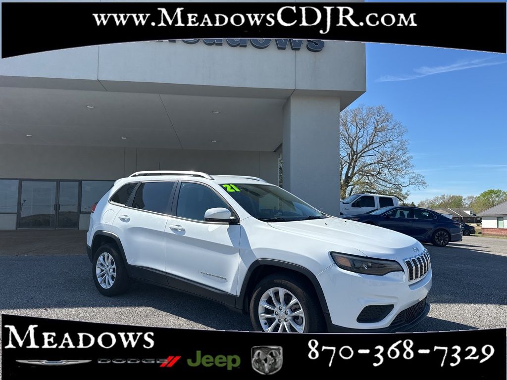 Bright White Clearcoat 2021 Jeep Cherokee SUV / Crossover Front-Wheel Drive 9-Speed Automatic