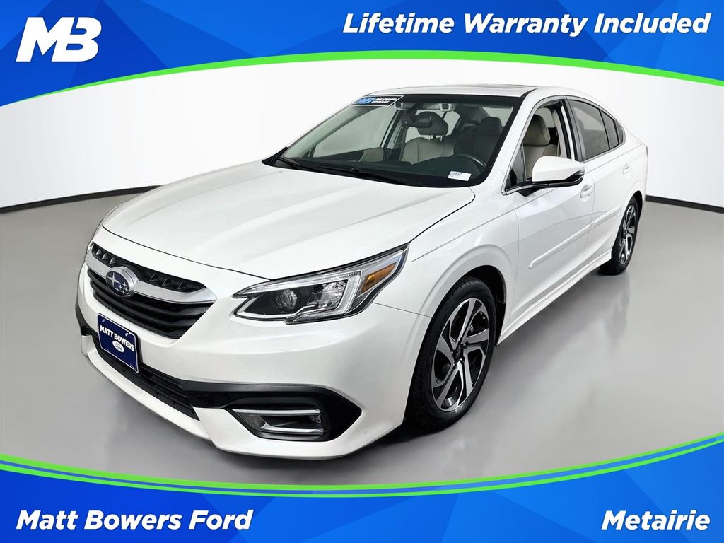 Crystal White Pearl 2022 Subaru Legacy Sedan All-Wheel Drive Continuously Variable Transmission