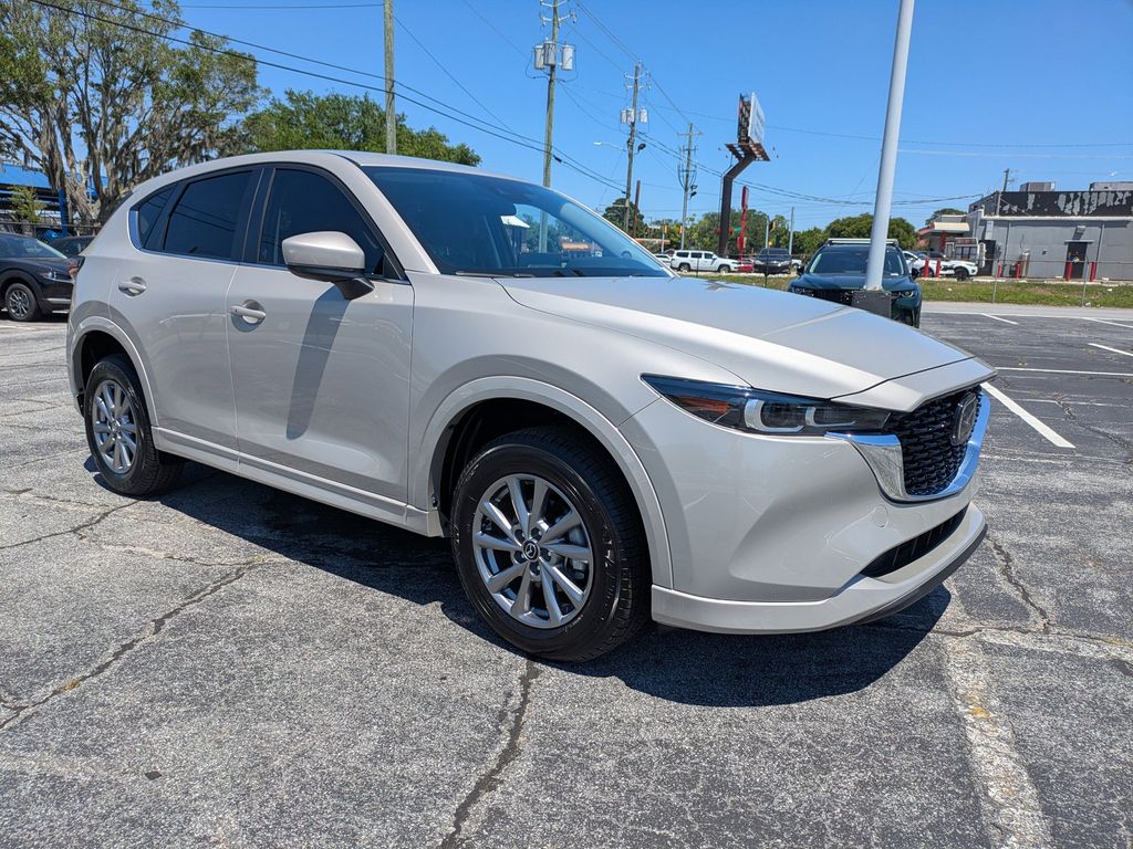 Gray (Platinum Quartz Metallic) 2025 Mazda CX-5 2.5 S Select AWD SUV / Crossover All-Wheel Drive 6-Speed Automatic