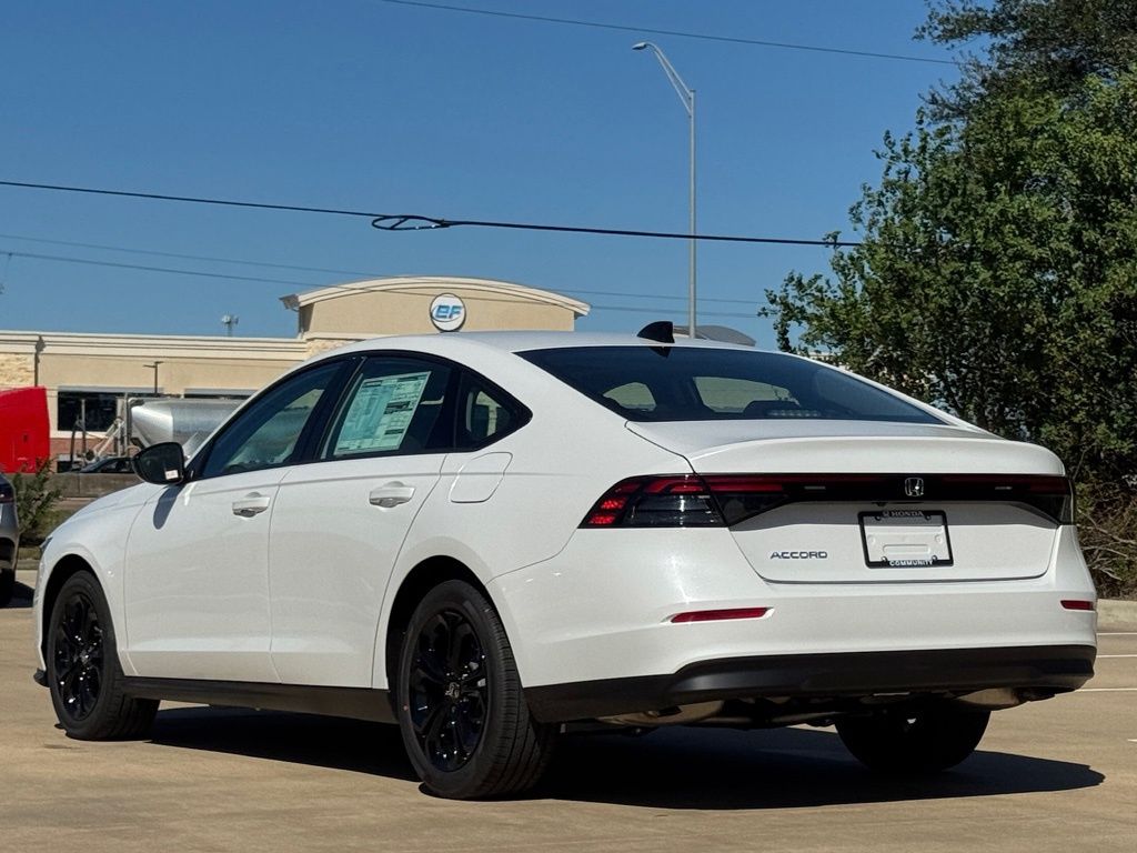 2025 Honda Accord SE White at Community Honda