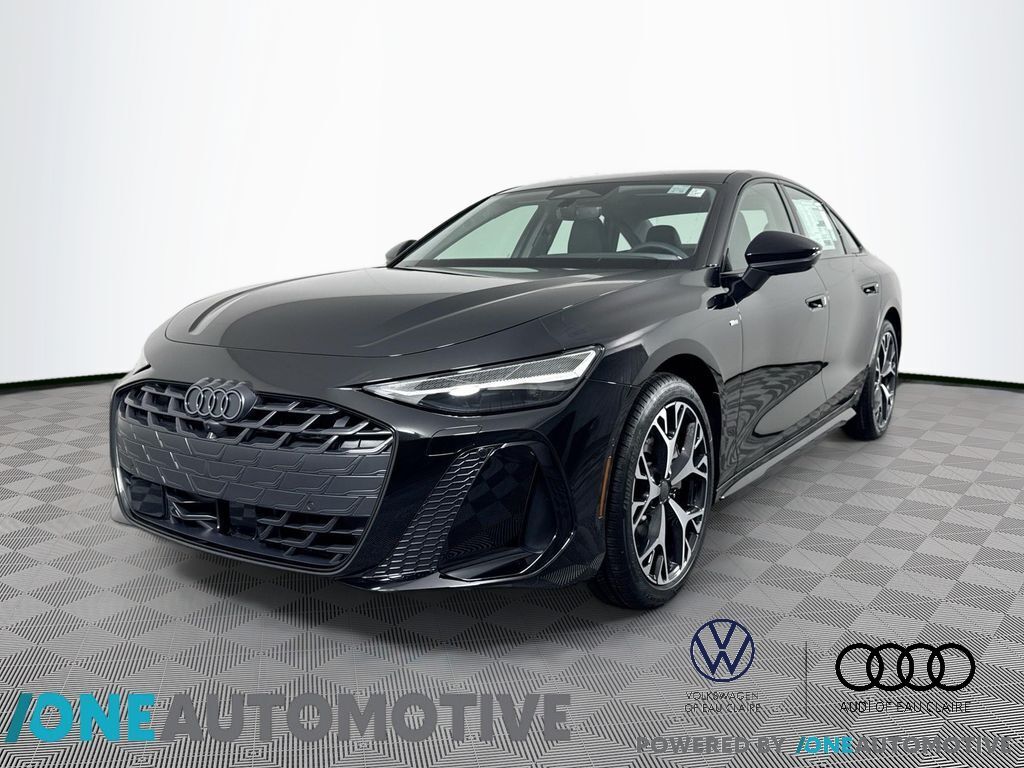 Black 2026 Audi A6 quattro Progressiv TFSI Sedan 7-Speed Automatic