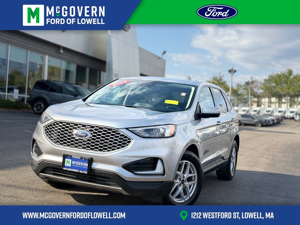 Silver Metallic 2023 Ford Edge SUV / Crossover All-Wheel Drive 8-Speed Automatic