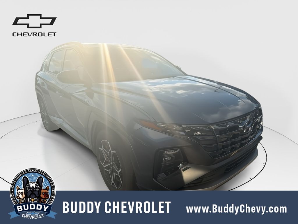 Titanium Gray 2024 Hyundai Tucson Hybrid SUV / Crossover All-Wheel Drive 6-Speed Automatic