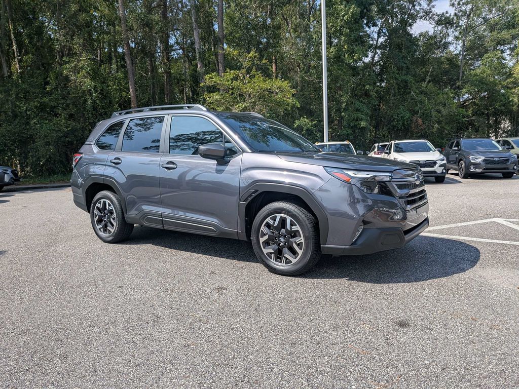 Gray Metallic 2025 Subaru Forester SUV / Crossover All-Wheel Drive Continuously Variable Transmission