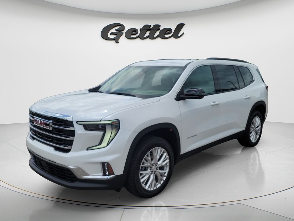 White Frost 2025 GMC Acadia SUV / Crossover Front-Wheel Drive 8-Speed Automatic